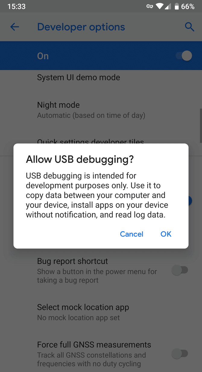 look for USB Debugging and enable it | Fix Android phone not recognized 