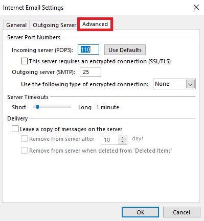 Navigate to the Advanced tab. Fix Outlook AutoComplete Not Working Correctly