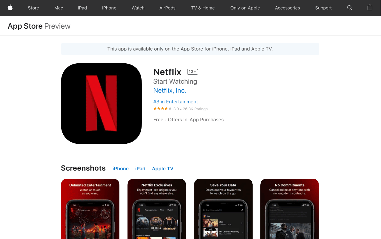 Netflix. Top 50 Best Free iPhone Apps