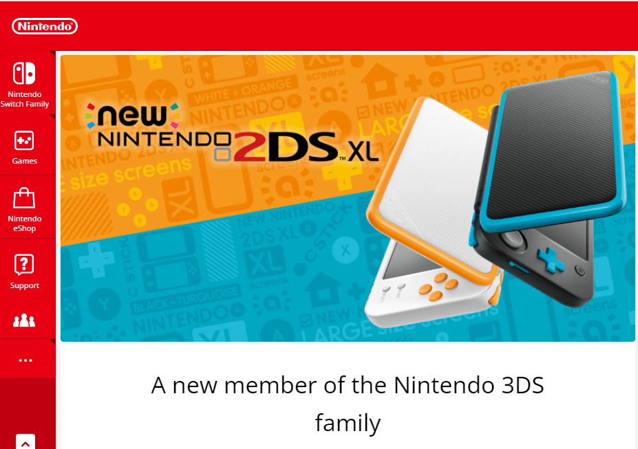 Nova Nintendo 2DS XL