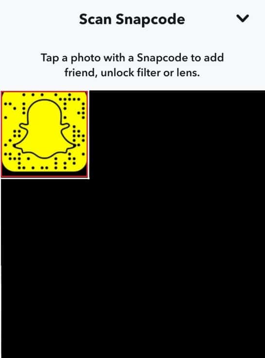 Now, select the Snapcode image in the gallery. How to View Snapchat followers count