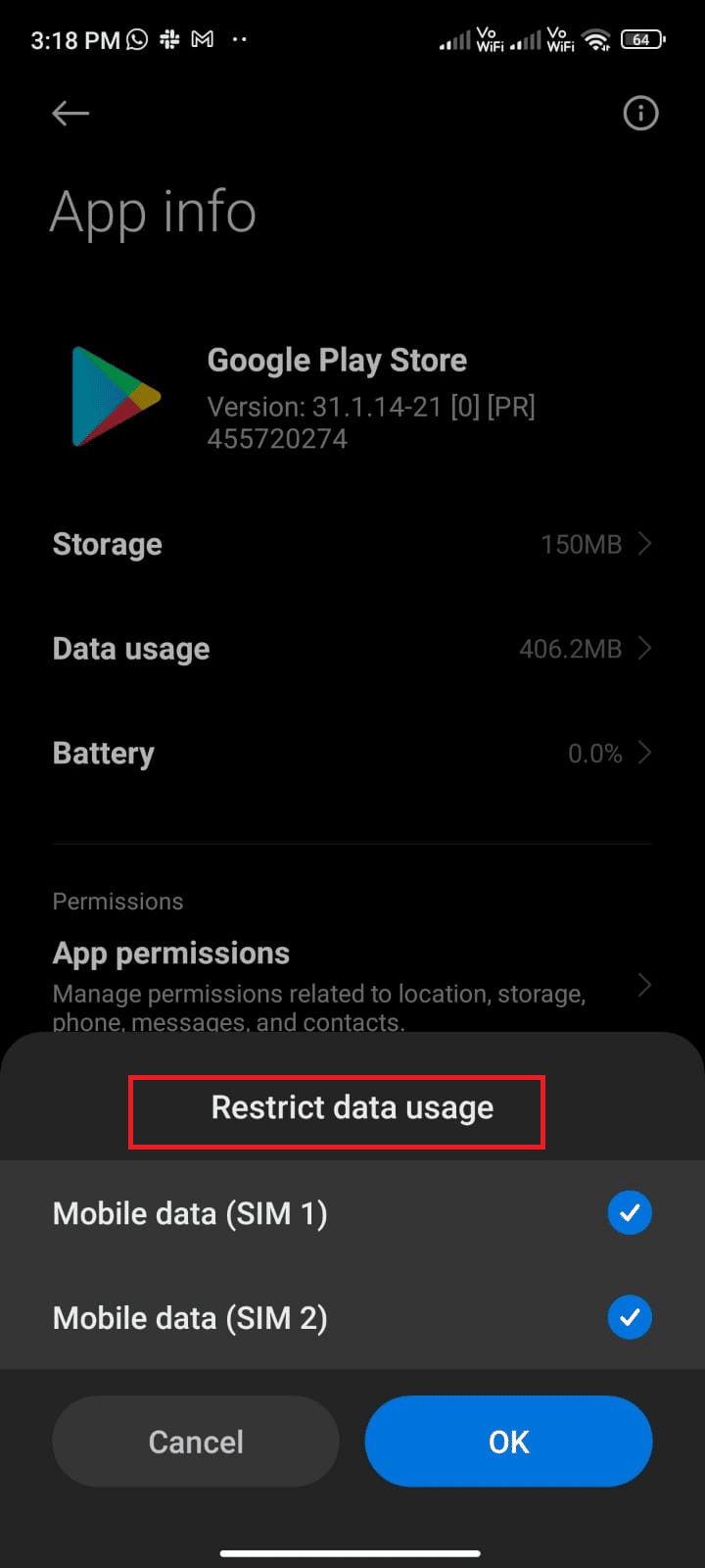 restrict data usage. How to Fix Queued Download on Android