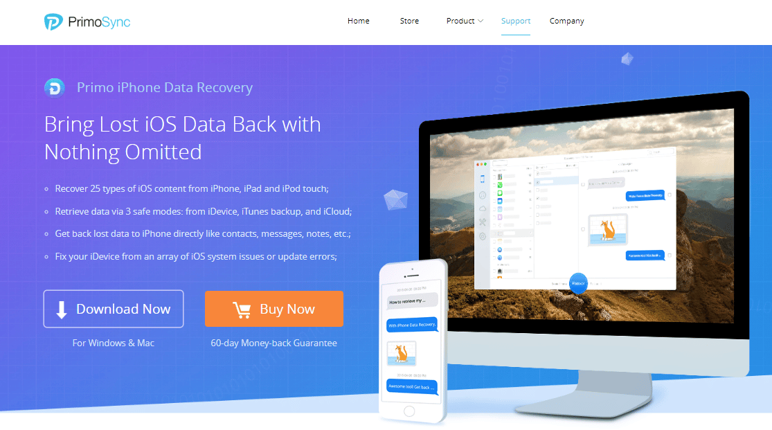 Official website of Primo iPhone Data Recovery. Top 20 Best Photo Recovery App for iPhone
