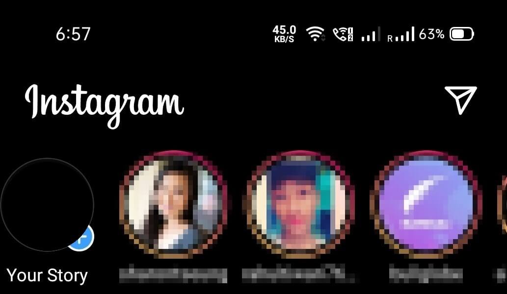 open Instagram and tap on your profile picture | Fix Instagram Music not Working 2021