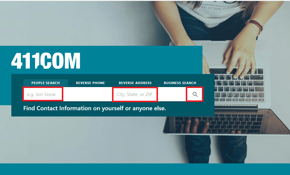Open the 411.com website type the name and city in the fields and click on the search icon. How to Find Someone on WhatsApp Without Number