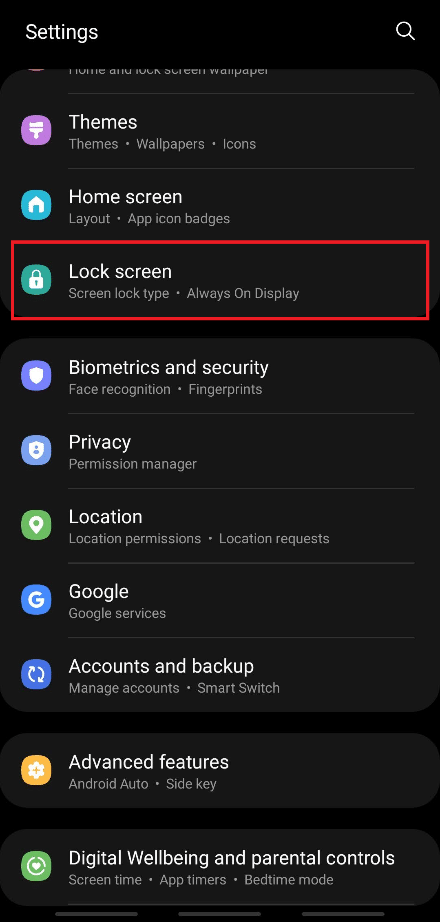 Open the Settings app and tap on the Lock screen option. How to Unlock Android Phone Without Password