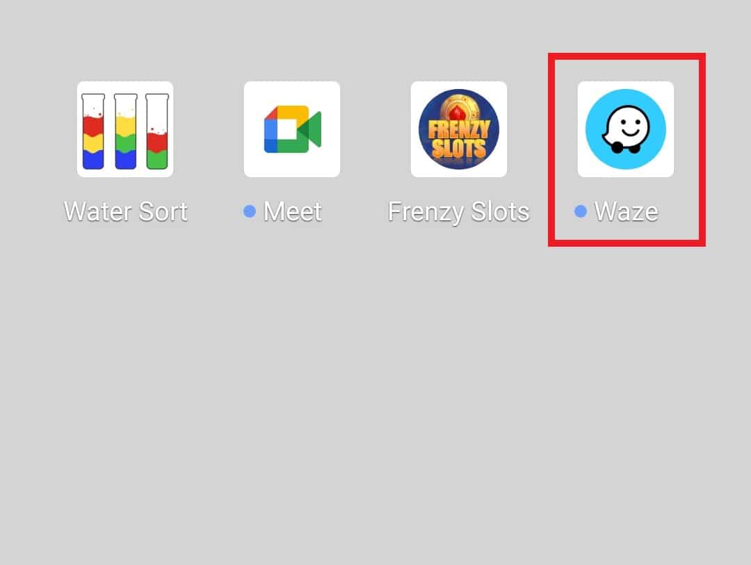 Abra o aplicativo Waze. Consertar Waze Sound não funciona no Android