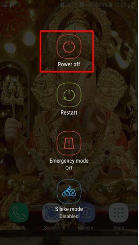 press and hold the Power off option until the Safe mode appears. Fix SIM Card Not Working on Android