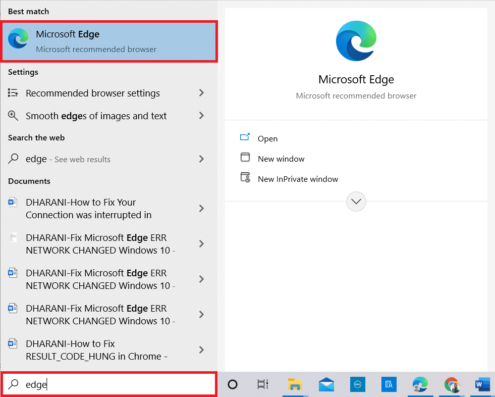 Otwórz Microsoft Edge