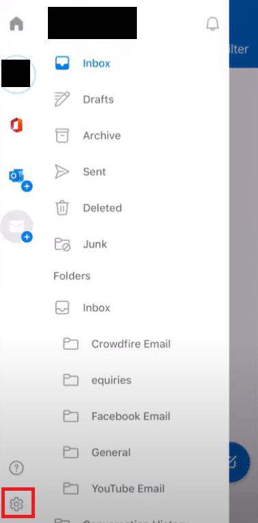 Profile menu. How to Turn On Microsoft Outlook Dark Mode