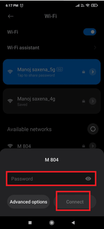 provide a password and then click Connect. How to Fix Wi-Fi Not Working on Phone