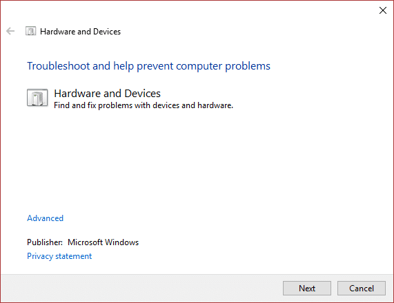  Run Fix it tool by Microsoft