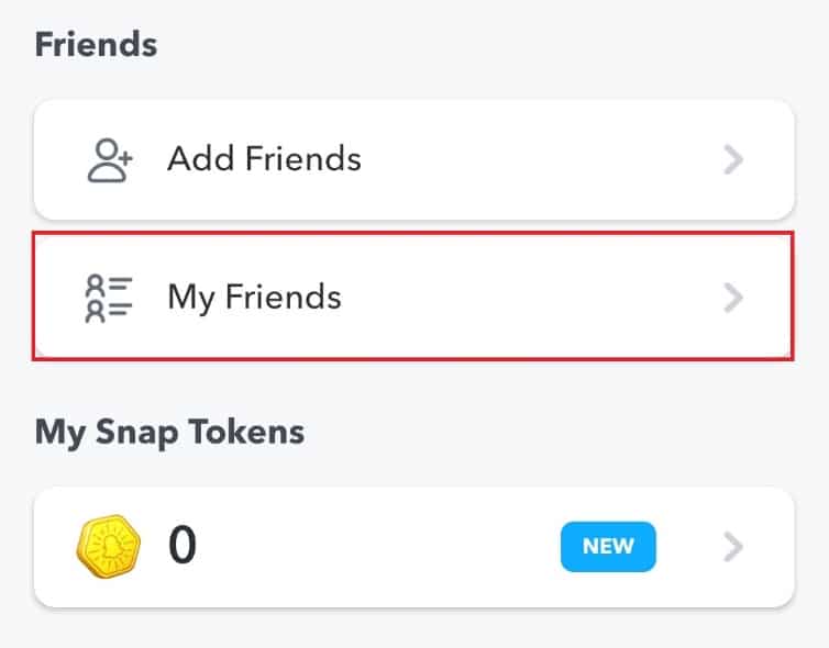Scroll down and tap My Friends. How to View Snapchat followers count