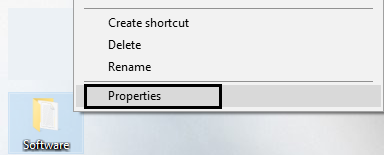 select properties by right clicking