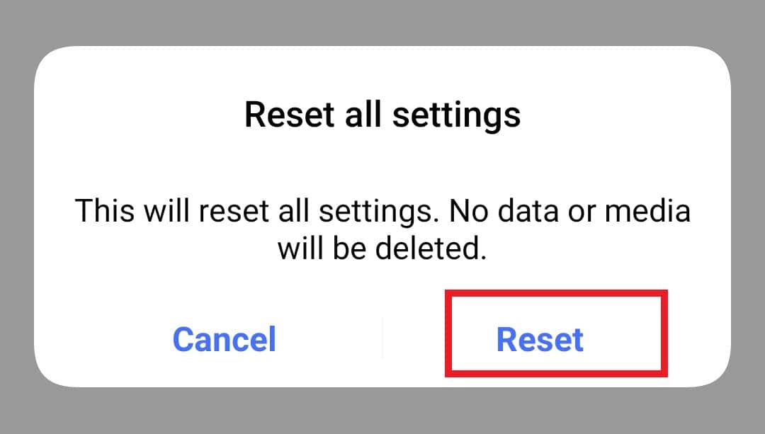 Select Reset. Fix Waze Sound Not Working on Android