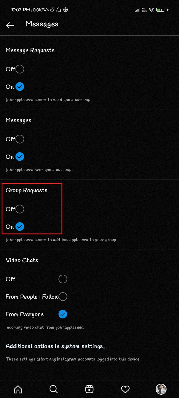 select the Group Requests option and turn it “Off”. | How to Stop People from Adding you to Instagram Group