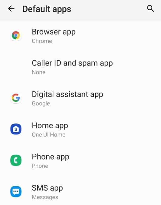 Select whichever default app you want to change. How to Open Android Phone Settings Menu