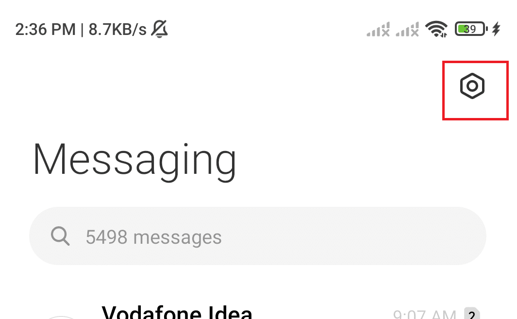 Settings icon. How to See if Someone Read Your Text on Android