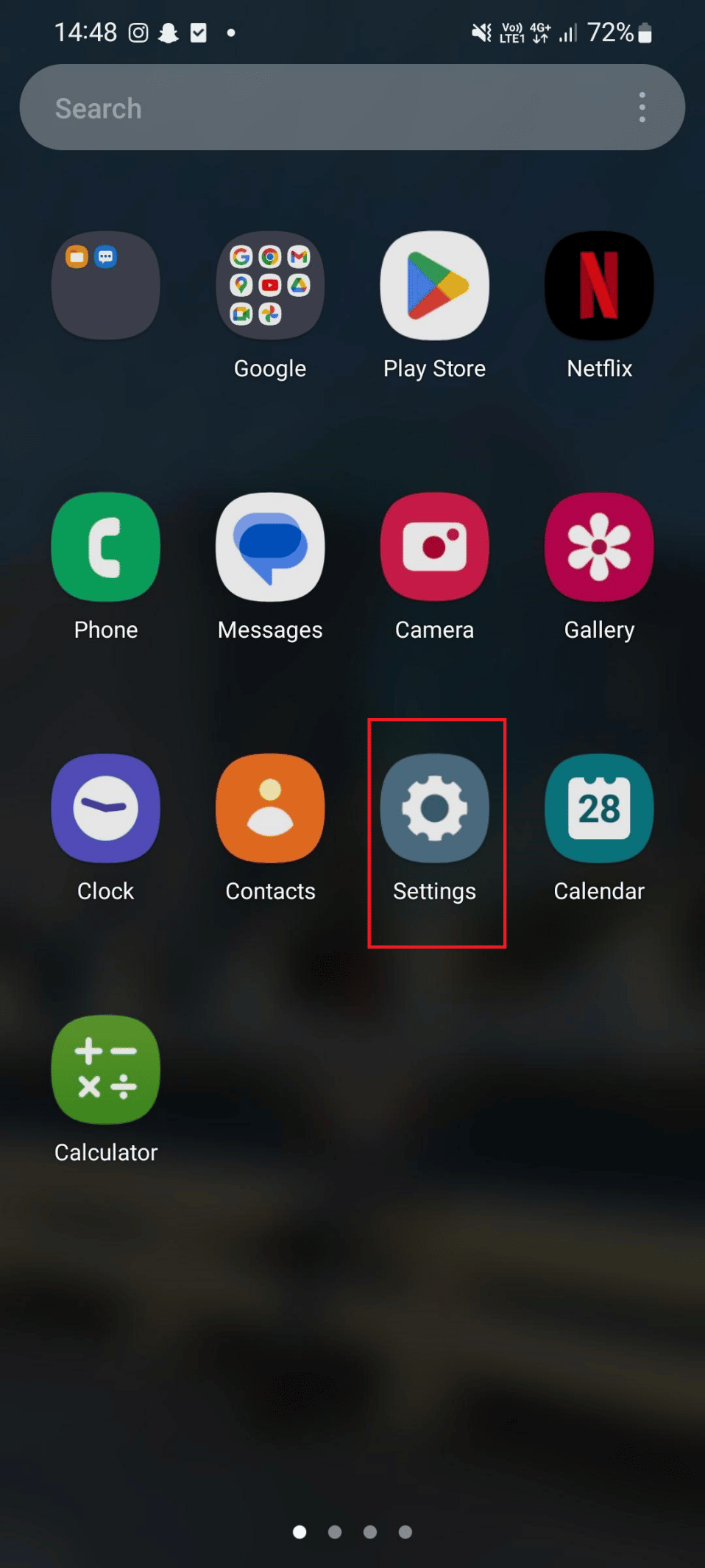 settings icon samsung galaxy