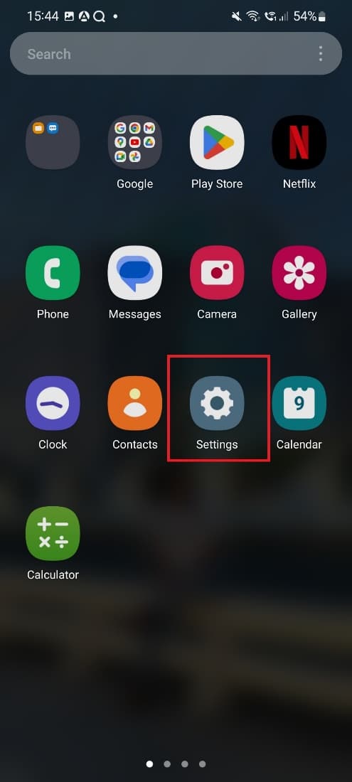settings icon. Fix Can’t Take Screenshot Due to Security Policy