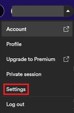 Settings option in spotify app. Fix Spotify Not Opening on Windows 10