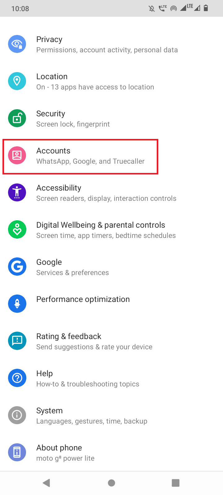 tap accounts. Ways to Fix Currently Unable to Download on Android