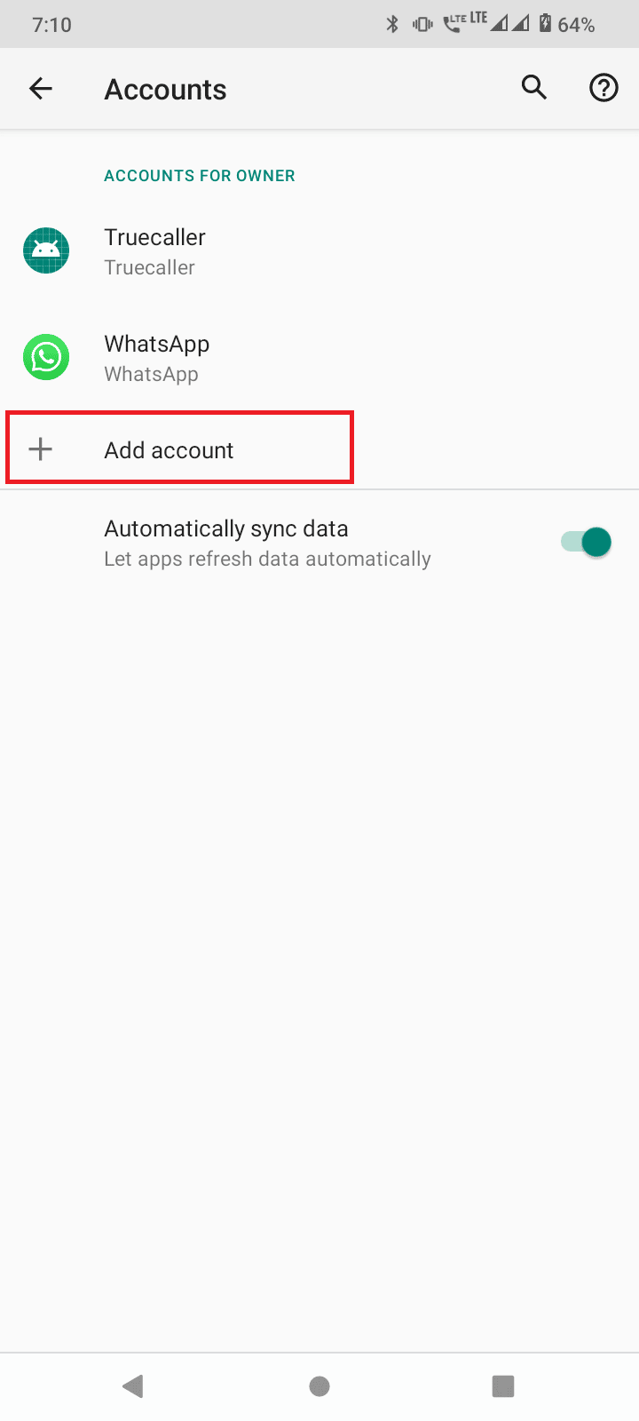 tap add account. Fix Pokemon GO Failed to Login Issue