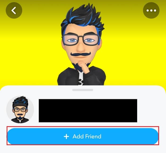 Tap Add Friend below the user profile. How to View Snapchat followers count