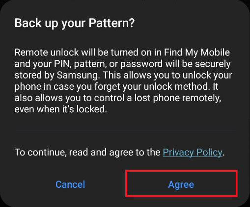 Back up your Pattern. How to Unlock Android Phone Without Password