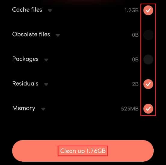 Tap and select the cache data you want to delete and tap on Clean Up. Fix Process System Not Responding on Android