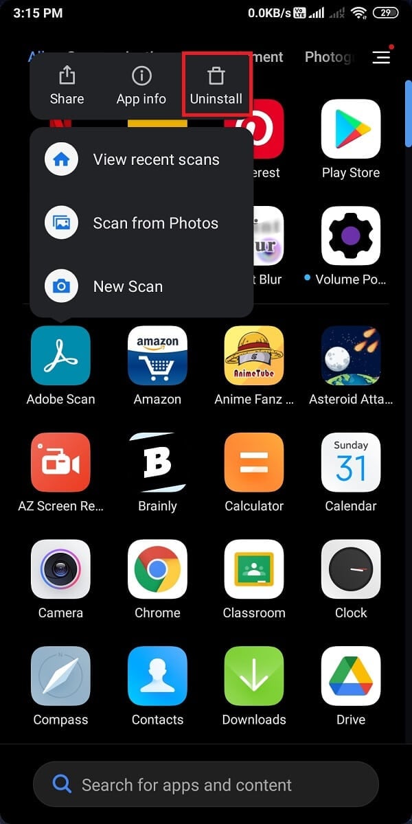 tap on Uninstall to remove the app from your Android phone.  | How To Remove Apps That Android Phones Won't Let You Uninstall?