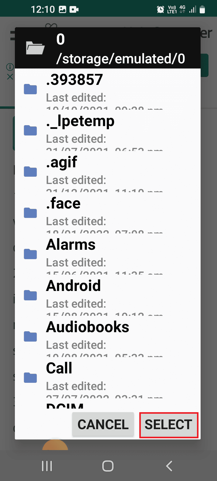 tap on the SELECT option. How to Convert HEIC to JPG on Android