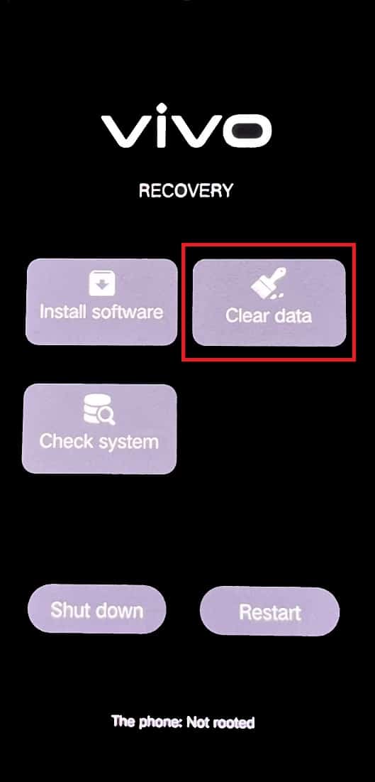 Tap on Clear data. Fix System UI has Stopped Black Screen on Android