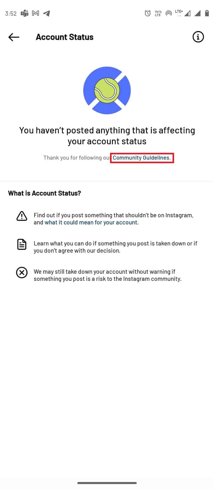 Tap on Community Guidelines link to read Instagram user guidelines. Fix Instagram Feedback Required Login Error