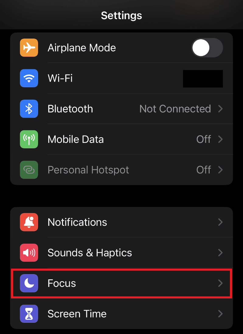 Tap on Focus. What Does Notify Anyway Mean in iOS 15?