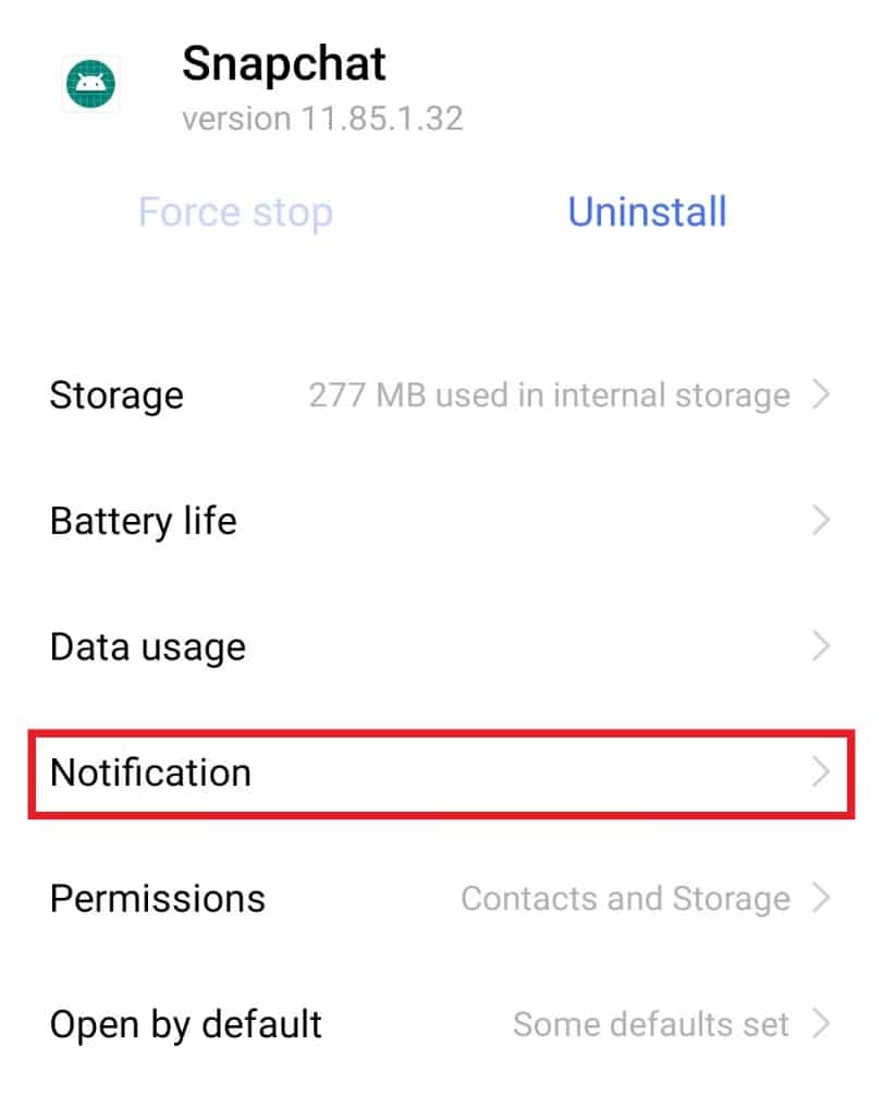 Tap on Notification. How to Change Snapchat Notification Sound on Android
