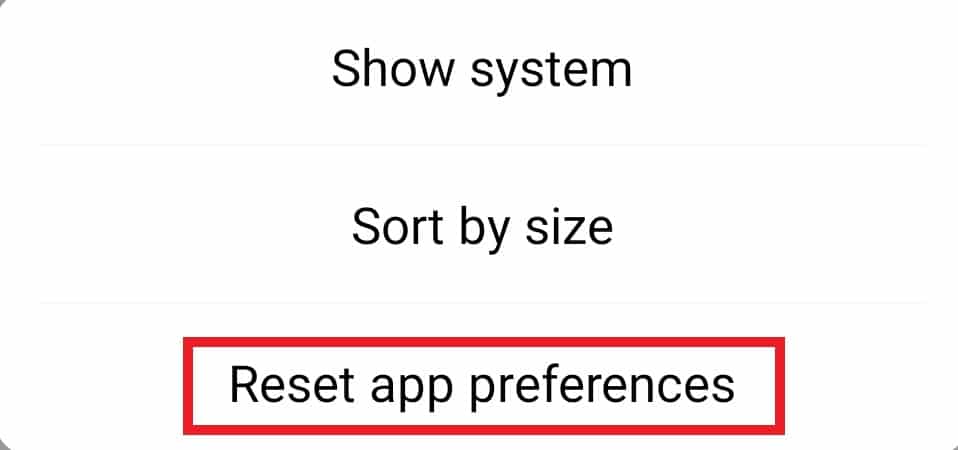 tap on Reset app preferences. Fix System UI has Stopped Black Screen on Android