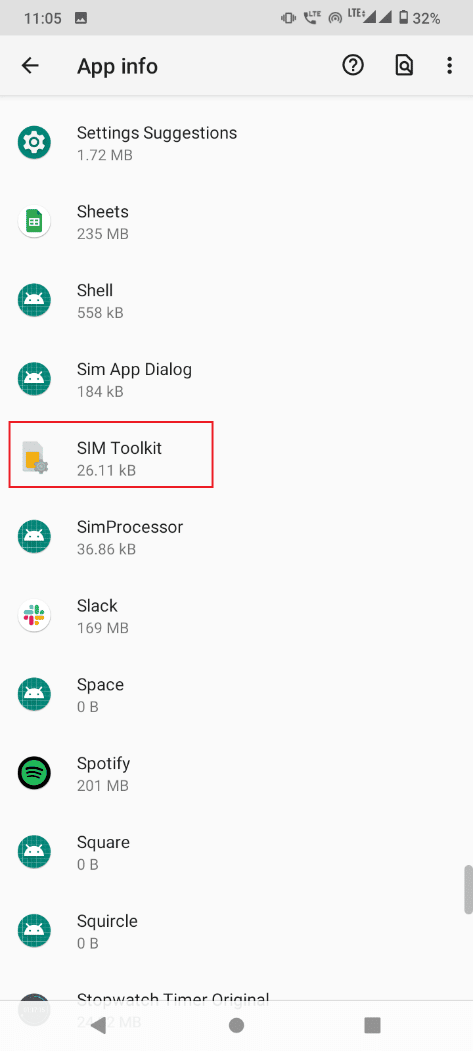 toque Kit de herramientas SIM. Reparar la tarjeta SIM que no funciona en Android
