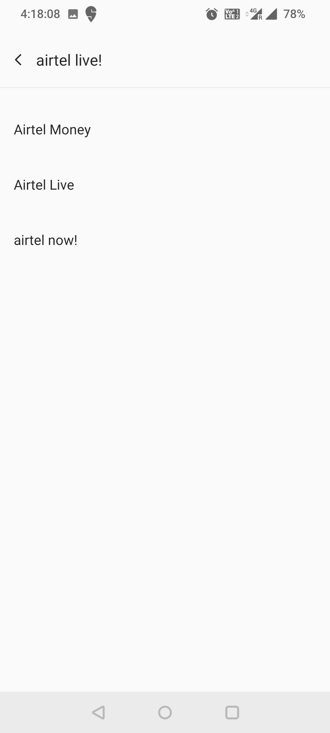 tap on the airtel now! option