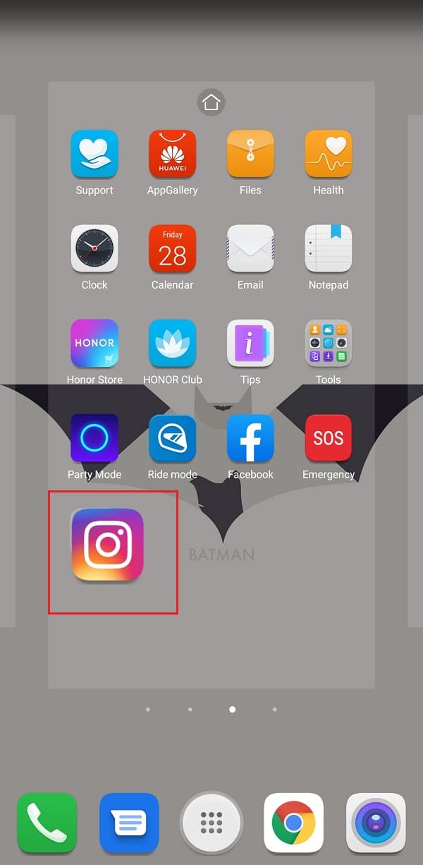 tap on the app and hold its icon for some while, and it will open the home screen