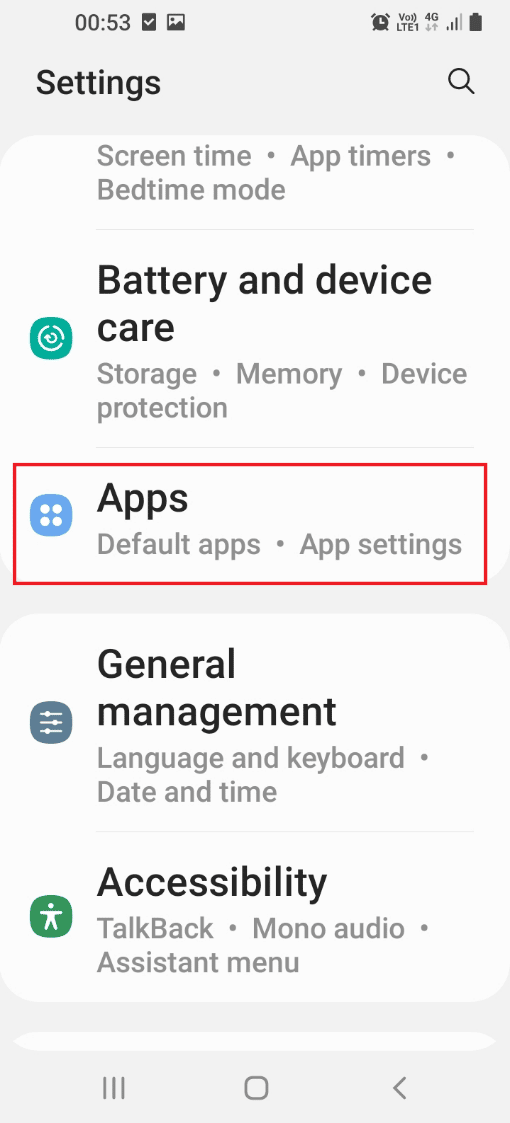 Tap on the Apps tab . Fix Samsung Internet Keeps Opening