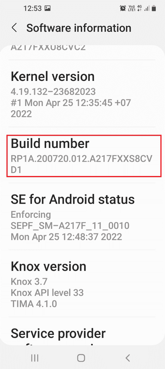 แตะที่แท็บหมายเลขบิลด์ 7 ครั้ง แก้ไขไม่สามารถเมานท์ Storage TWRP บน Android