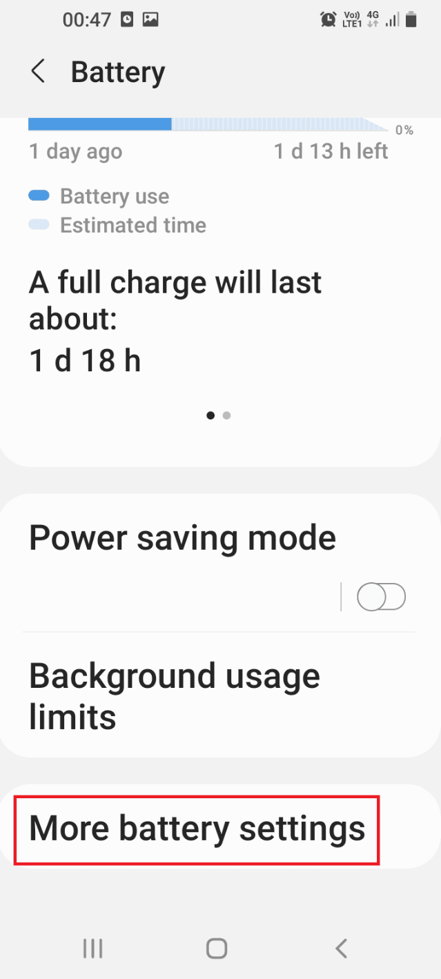 Tap on the More battery settings tab. Fix Fast Charging Not Working on Android