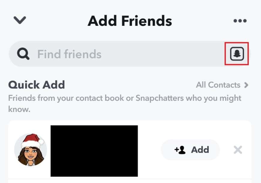 Tap on the Snapcode icon at the end of the search bar. How to Follow on Snapchat