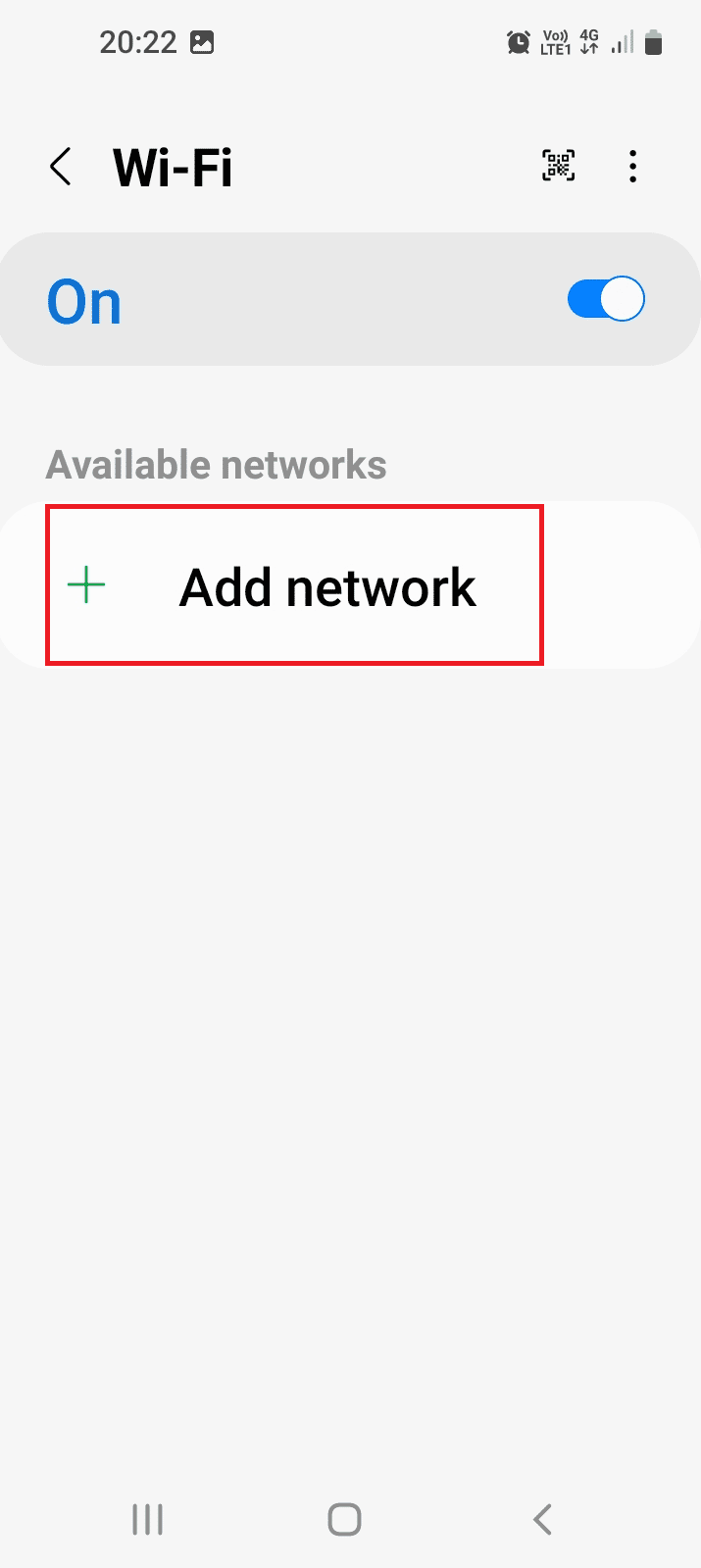 Tap on the specific WiFi network. Fix Netflix Error 5.7 on Android