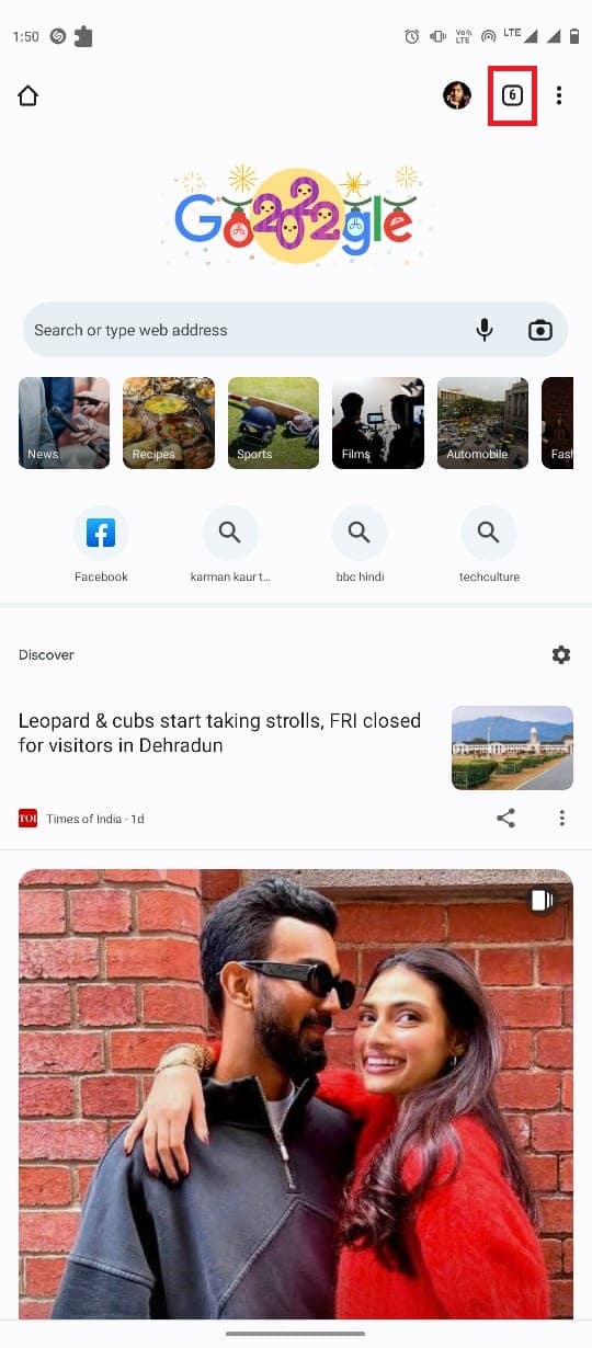 Tap on the tabs icon. How to Fix Google Chrome Keeps Crashing on Android