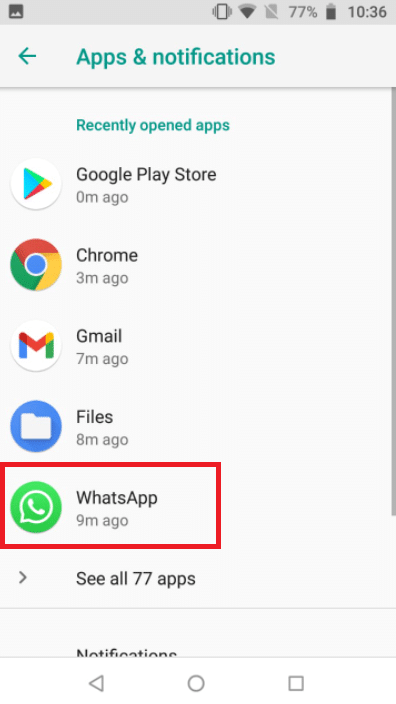 Нажмите на WhatsApp. Исправить видеозвонок WhatsApp, не работающий на iPhone и Android