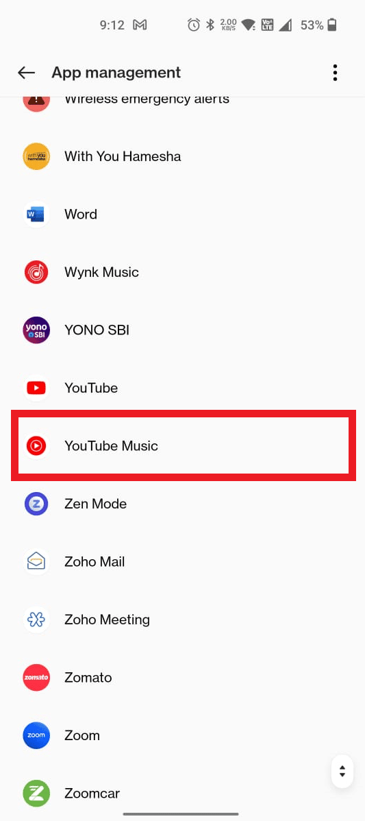tap on YouTube Music. Fix YouTube Music Not Playing Next Song