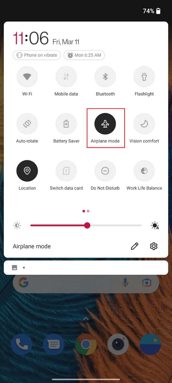 tap the Airplane mode icon. How to Provision a SIM Card