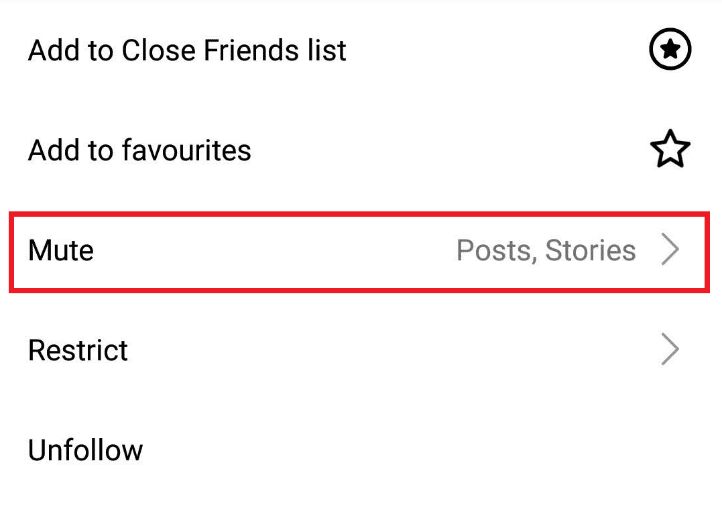 Tap the Mute option from the list. How to Mute or Unmute a Story on Instagram